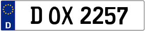 Truck License Plate